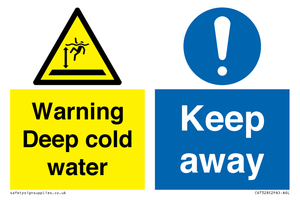 Warning Deep cold water Keep away